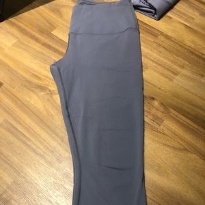 Yogalicious Lux Gray Ankle Length Leggings